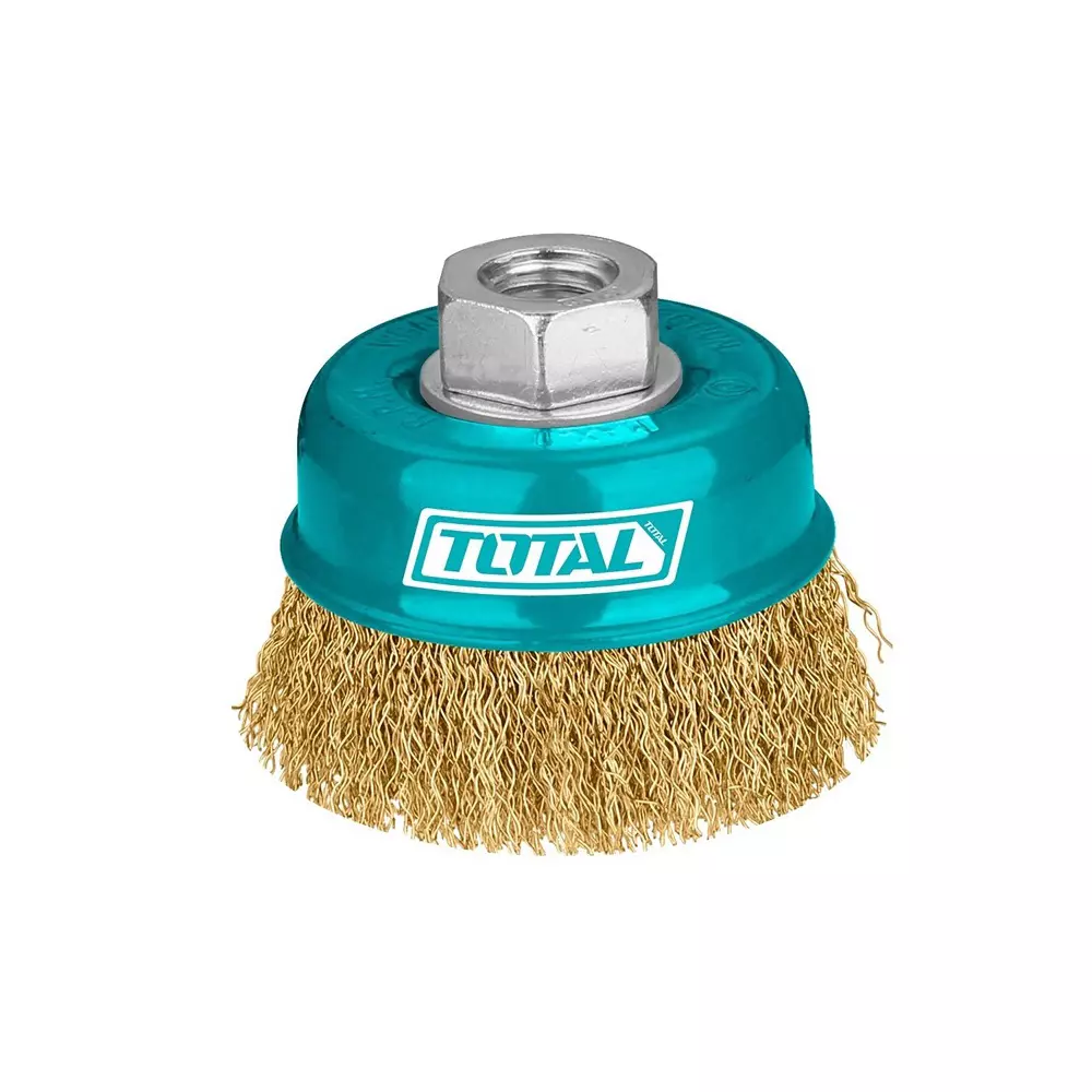 Total Wire Cup Brush 125 mm (5 inch) Diameter 6500 rpm 30 mm Length,TAC31051.2