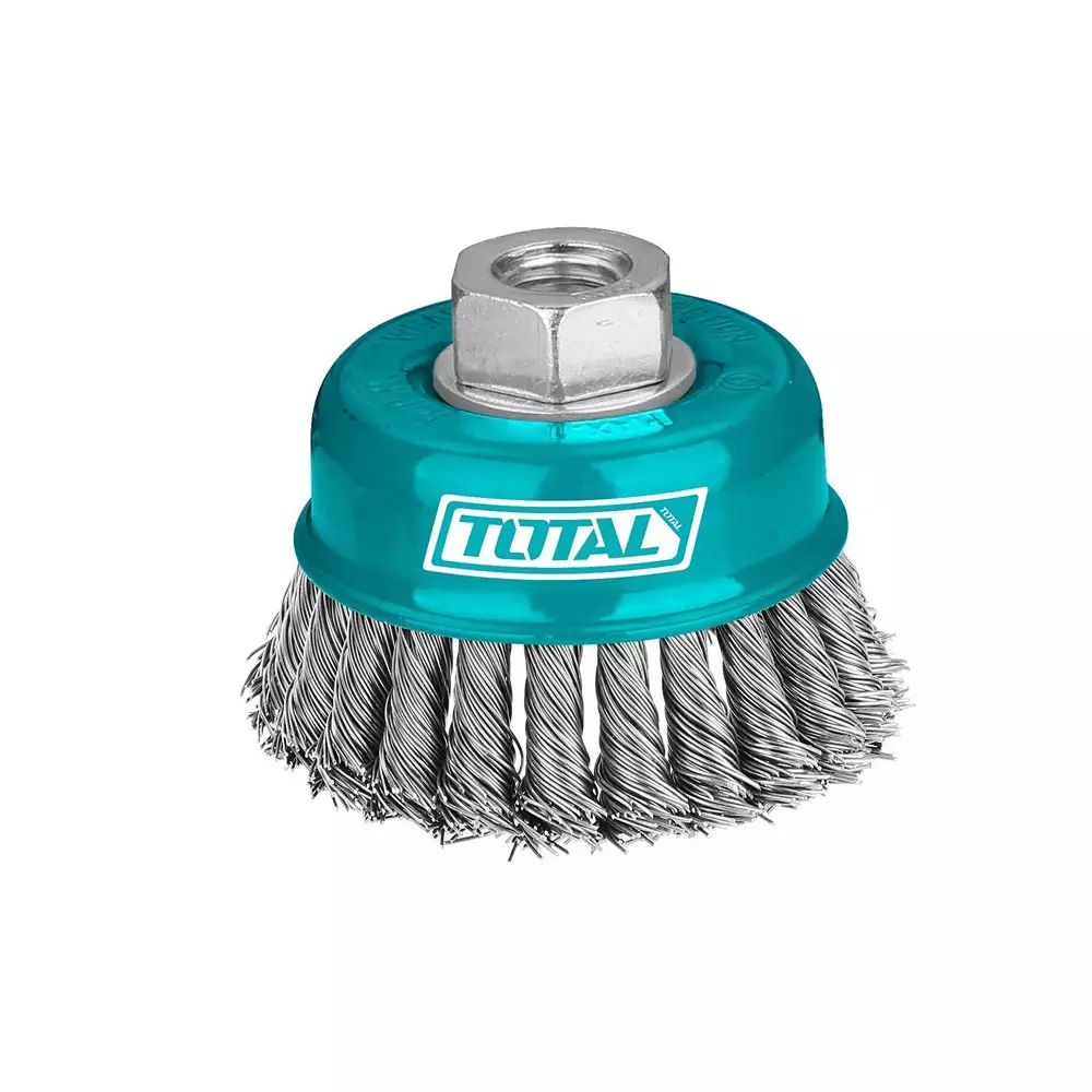 Total Wire Cup Brush 125 mm (5 inch) Diameter 6500 rpm 30 mm Length,TAC32051.2