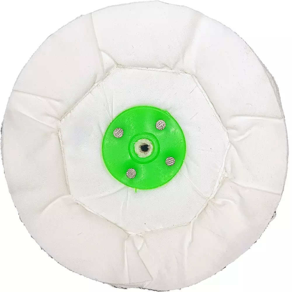 RRTechLabs Buffing Polishing Wheel White 6 inch x 100 folds, RR-WC-6X100F-CBW-P1