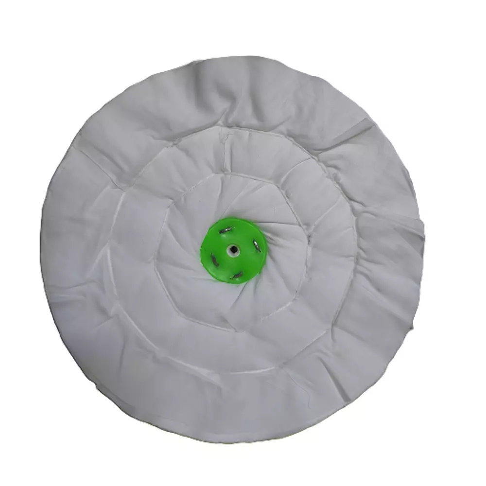 RRTechLabs Buffing Polishing Wheel White 10 inch x 100 folds, RR-WC-10X100F-CBW-P1