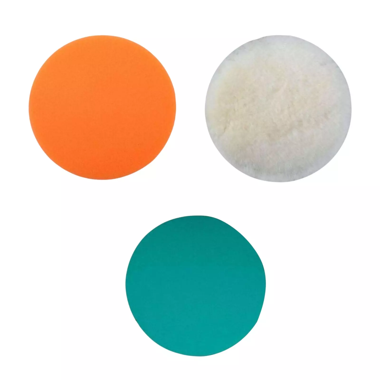 Ingco Polishing and Grinding Set 180 mm (7 inch) Diameter Round for Glass & Metal Polish, APG18012 (Pack of 12 Pcs)
