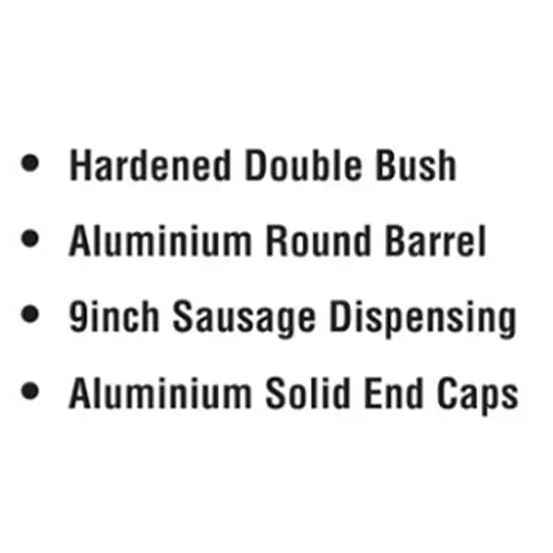 ADRAL Sausage Pouch Caulking Gun Blue 22.86 cm Aluminium Round Barrel for Industrial Use, PG11