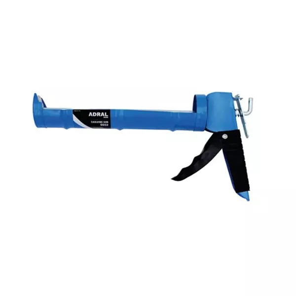 ADRAL Super Value Caulking Gun with Grip Blue 22.86 cm Steel for Industrial Use, SG52