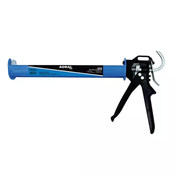 ADRAL Nail Free Caulking Gun Blue 22.86 cm Powerless Plunge Action for Industrial Use, SG26