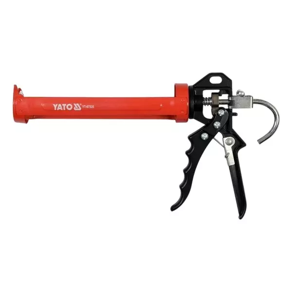 Yato Caulking Gun Gutter Type 300 ml Tube Capacity and 225x60 mm Size, YT-67520