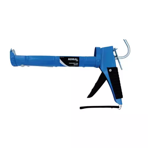ADRAL Heavy Duty Caulking Gun with Grip Blue 22.86 cm Ergonomic Rubber Grip for Industrial Use, SG92