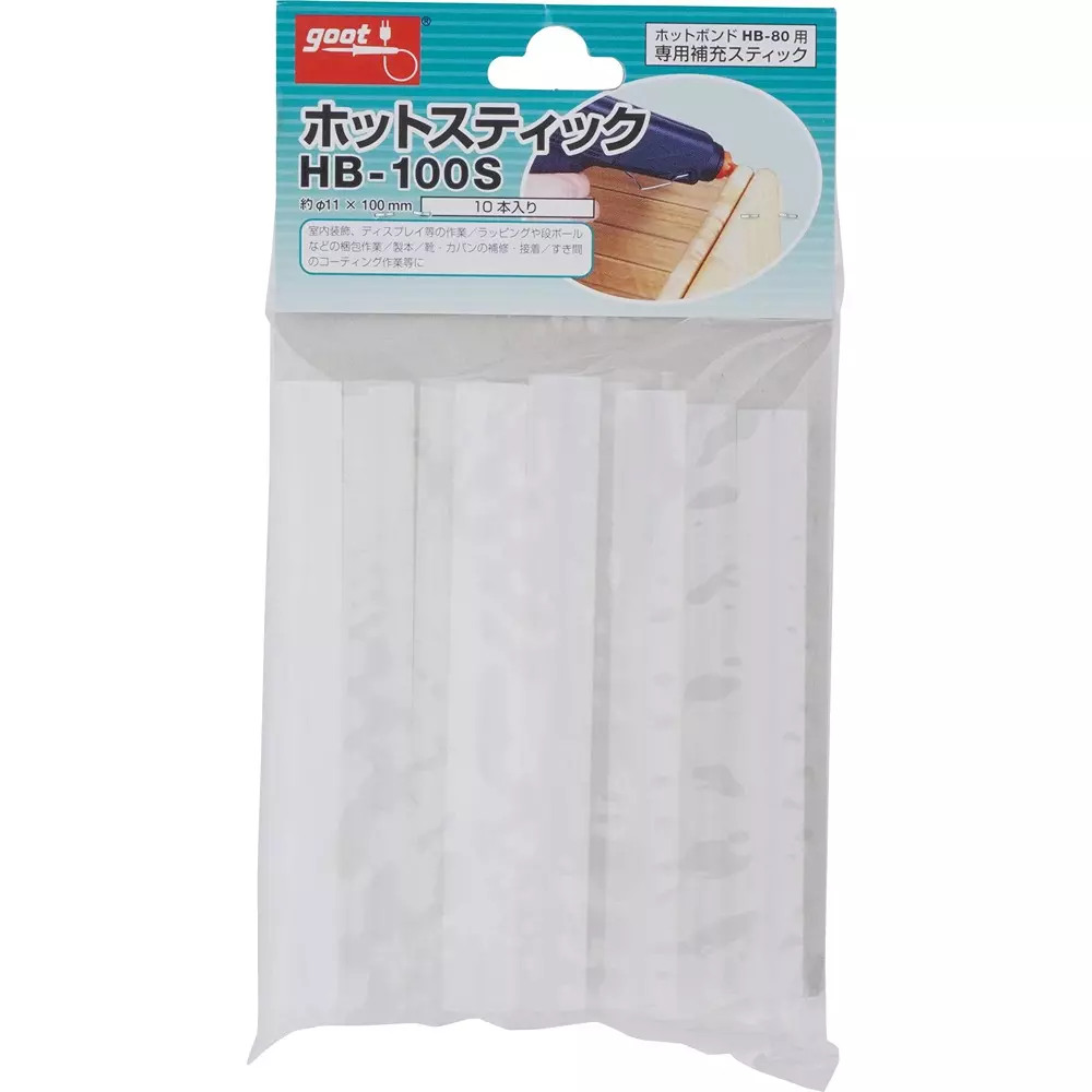 Goot Hot Stick Clear, HB-100S (Pack of 10 Pcs)