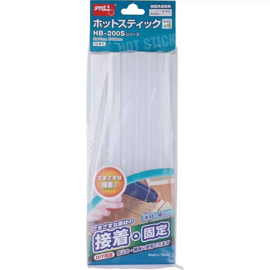 Goot Hot Stick Clear, HB-200S (Pack of 12 Pcs)