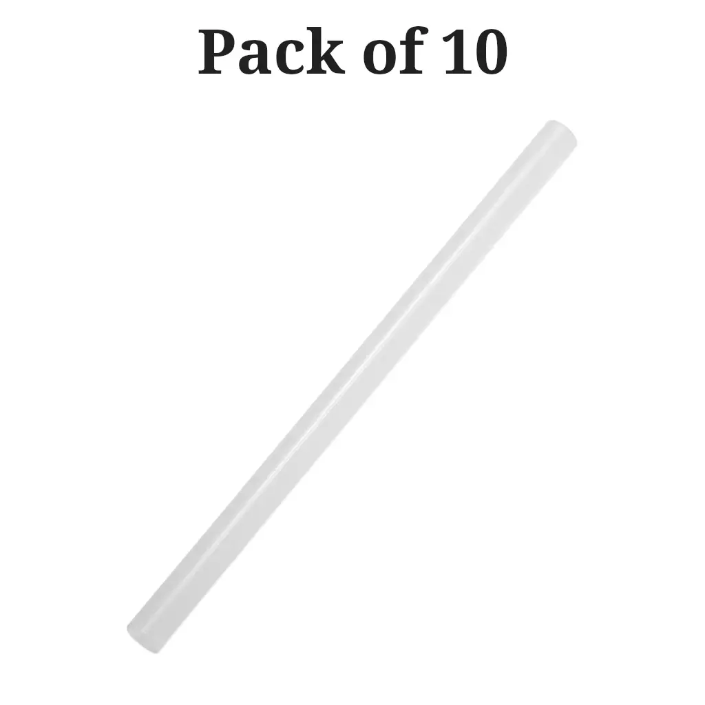 Hogert Technik Glue Stick Class A Transparent 7 mm Diameter and 200 mm Length, HT2C141 (Pack of 10)