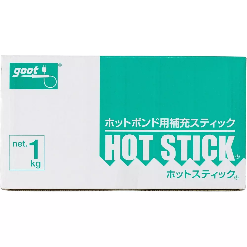 Goot Hot Stick Ethylene-Vinyl Acetate Copolymer Transparent, HB-200S-1K (Pack of 50 Pcs)