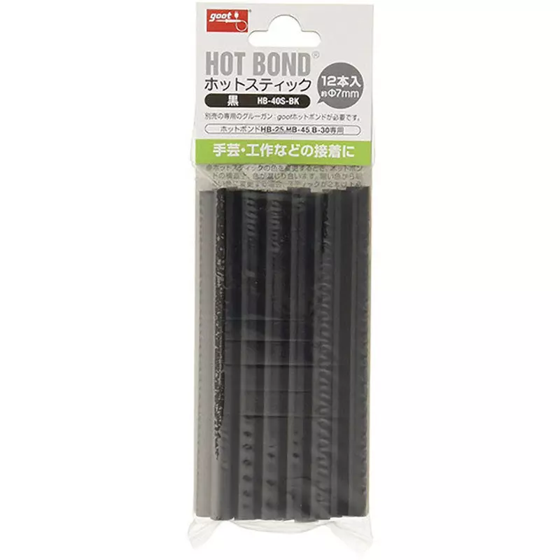 goot-hot-stick-black-hb-40s-bk-pack-of-12-pcs