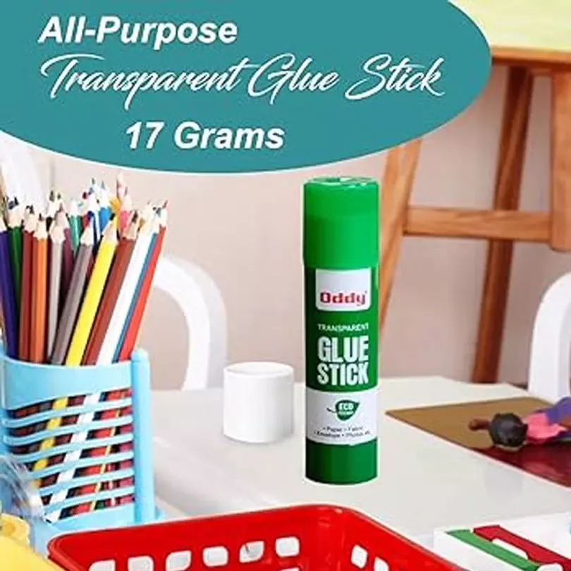 oddy-glue-stick-transparent-17-g-for-bonding-papers-gs-17-t-pack-of-20-pcs