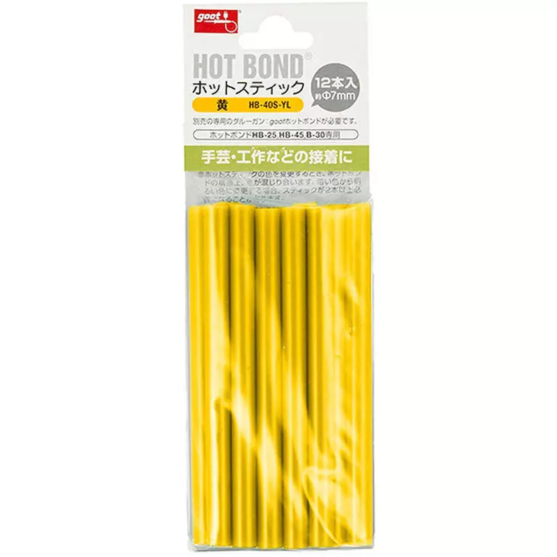 goot-hot-stick-yellow-hb-40s-yl-pack-of-12-pcs
