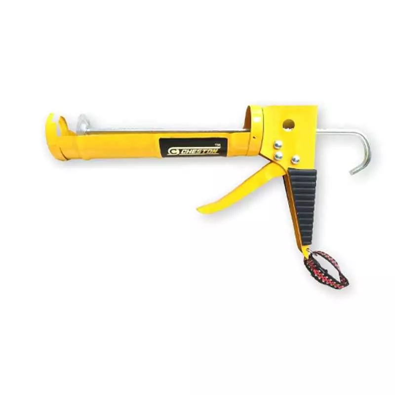 Cheston CH-SiliconeGun Yellow Silicon Sealant Gun