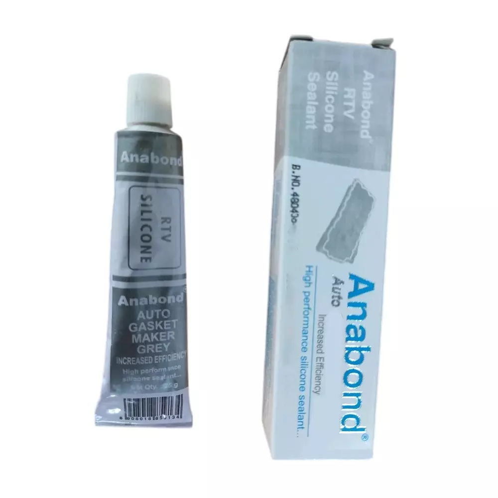 Anabond RTV Gasket Maker 25 g Tube Silicone Grey Gel for Engine Assembly and Repairs