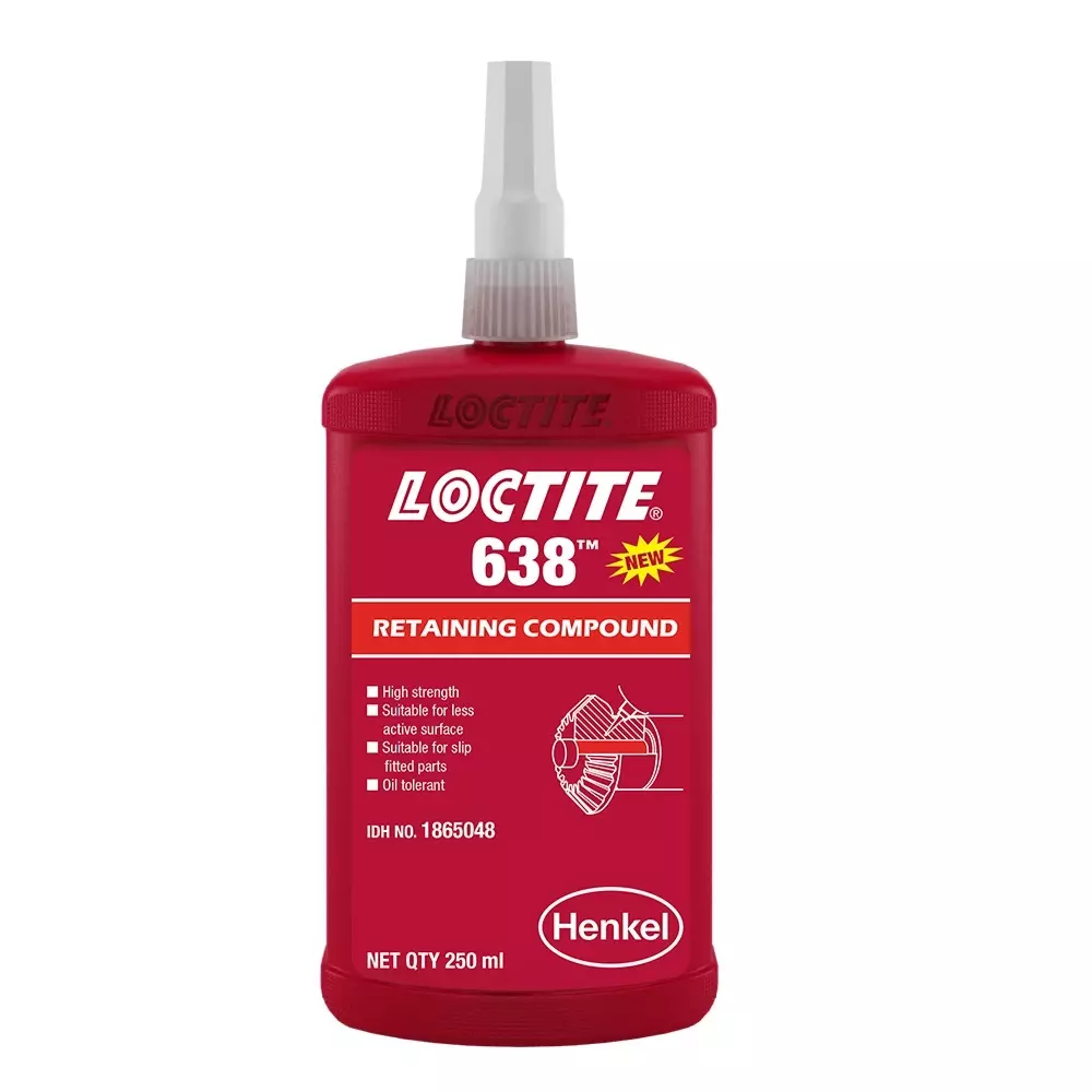 Loctite 638 Slip Fit/Max Strength Retaining Compound Green (250 ml)