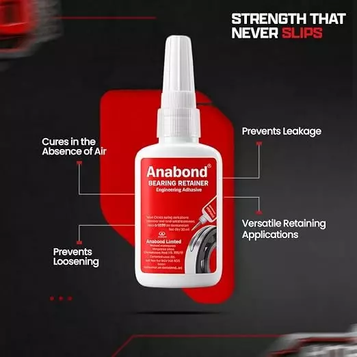 anabond-10-ml-bearing-retainer-200-250-kgcm2-shear-strength-and-275--325-cps-at-30c-viscosity-412