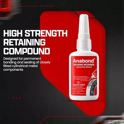 anabond-10-ml-bearing-retainer-200-250-kgcm2-shear-strength-and-275--325-cps-at-30c-viscosity-412