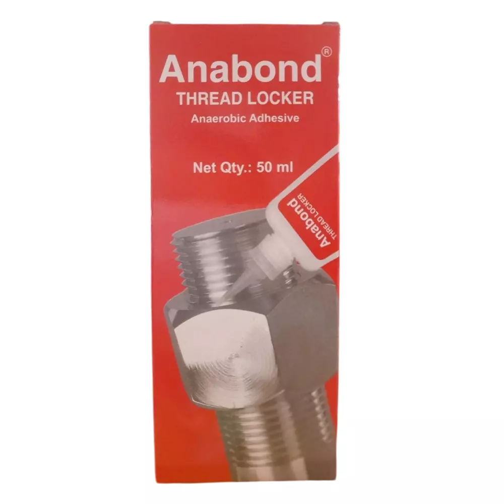 Anabond Thread Locker Red 50 ml Bottle Liquid Item Form for Industrial Use, 122