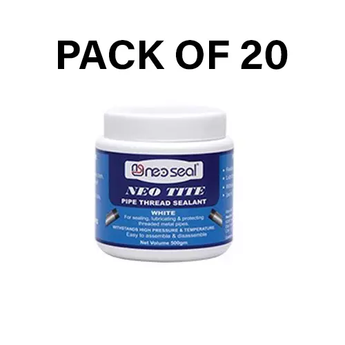 NeoSeal Neo Tite Pipe Thread Sealant White 200 g (Pack of 20)