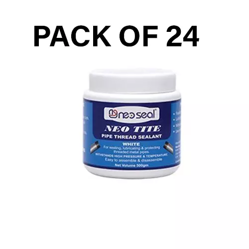 NeoSeal Neo Tite Pipe Thread Sealant White 100 g (Pack of 24)
