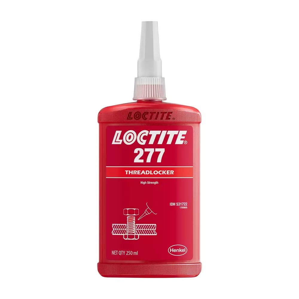 Loctite 277 Red High Strength Threadlocking Adhesive (250 ml)