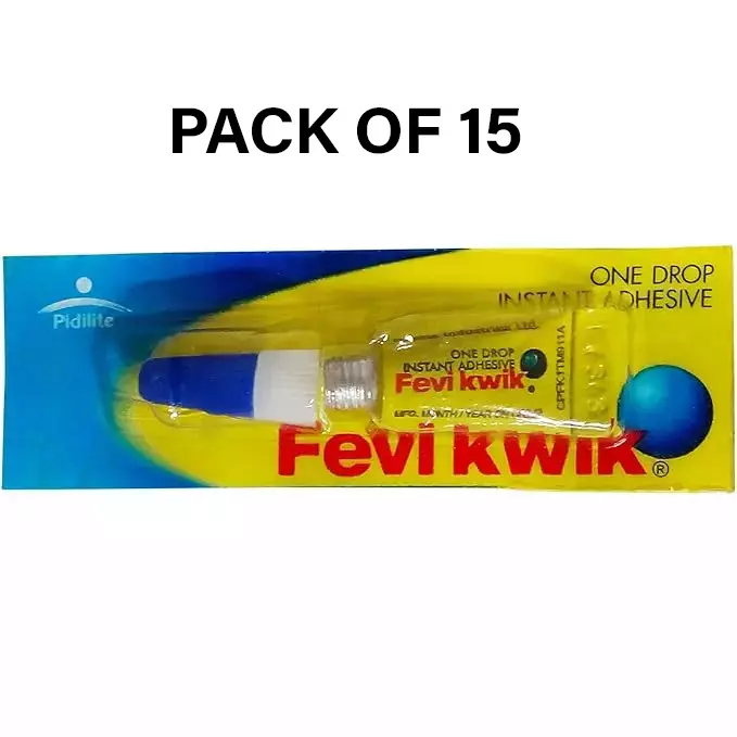 Fevikwik GP Instant Adhesive 1 g (Pack of 15)