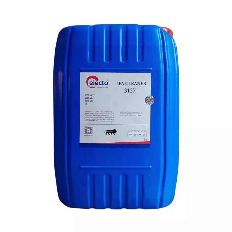 Electo 3127 IPA Cleaner Alcohol Based Solvent Liquid Item Form 20 L Can Packaging Type
