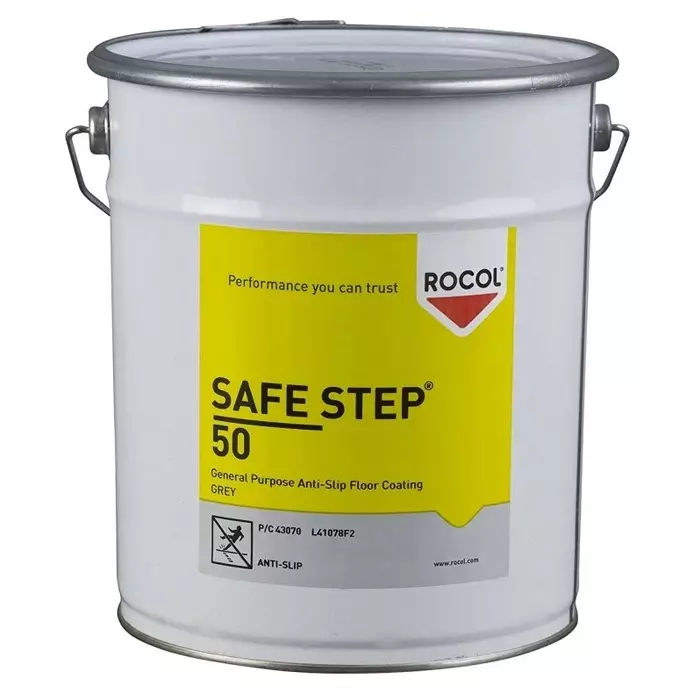 Rocol Grey Anti-Slip Flooring Chlorinated Rubber/Alkyd Resin Floor Finish Solid Finish, 43070