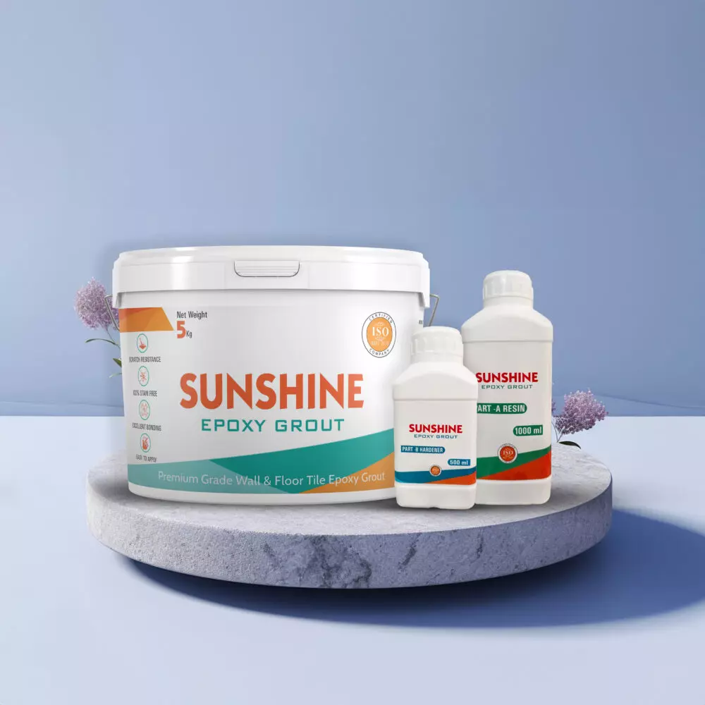 Sunshine Epoxy Tile Grout Sage, (5 Kg Kit)
