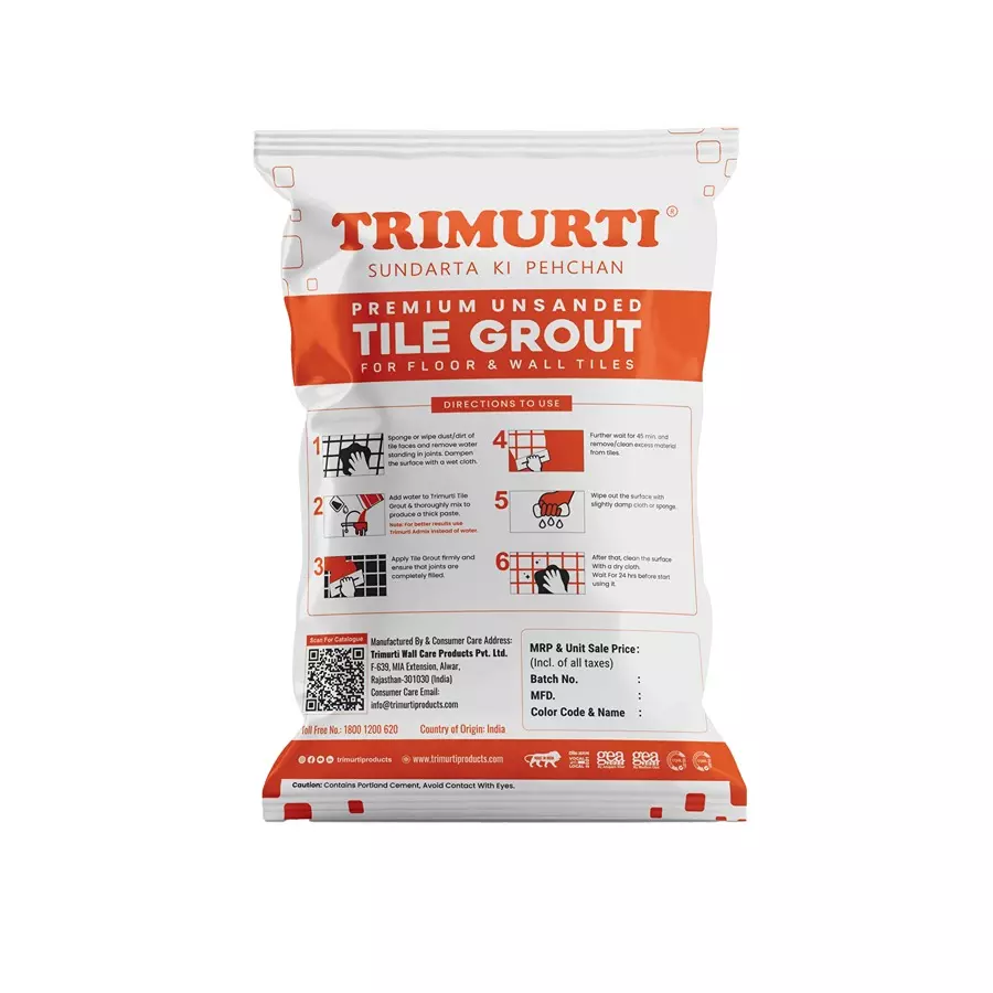Trimurti Category A 25 Kg Crimson Burgundy Tile Grout for 1-3 mm Tile Joints