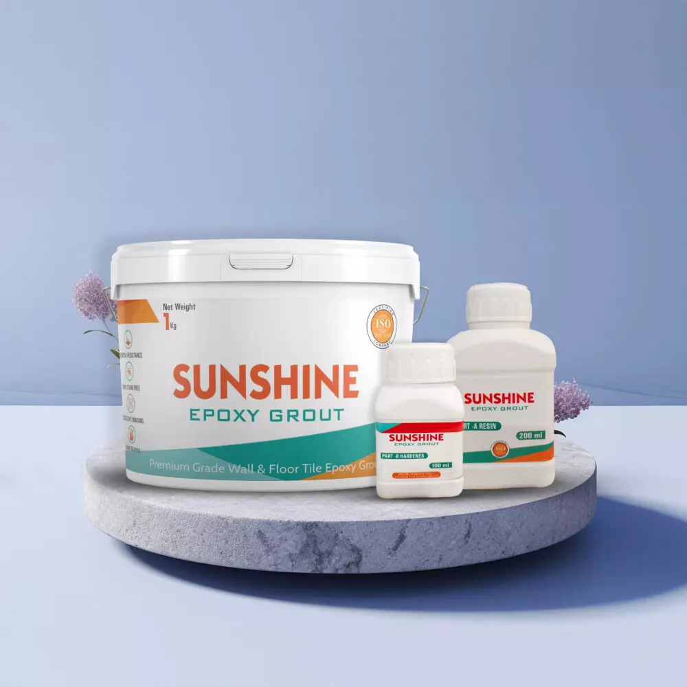 Sunshine Epoxy Tile Grout Mocha, (1 Kg Kit)