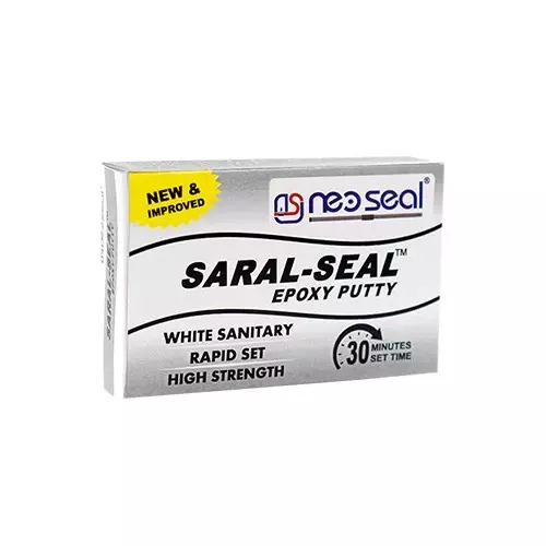 NeoSeal Saral- Seal White Sanitary Epoxy Putty 200 g (Pack of 5)