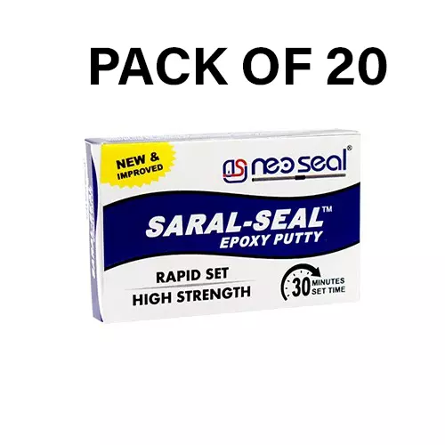 NeoSeal Saral-Seal High Speed Rapid Set Epoxy Putty 100 g (Pack of 20)
