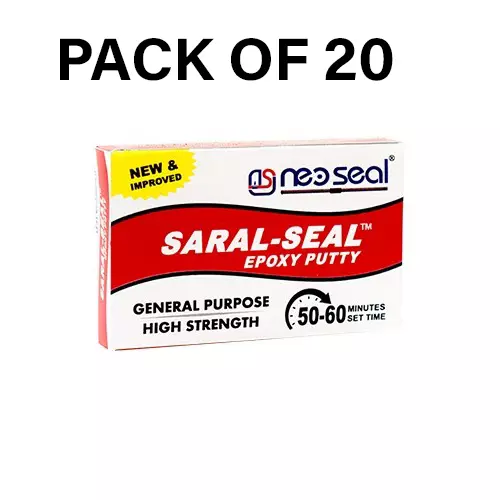 NeoSeal Saral Seal General Purpose Epoxy Putty 100 g (Pack of 20)