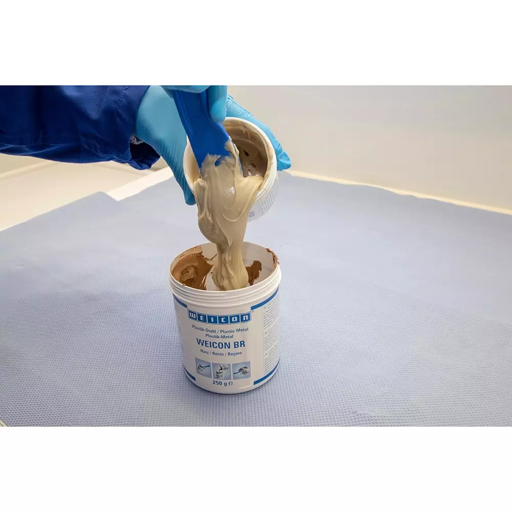 WEICON BR Bronze-Filled Epoxy Resin System 500 g for Repairs and Moulding