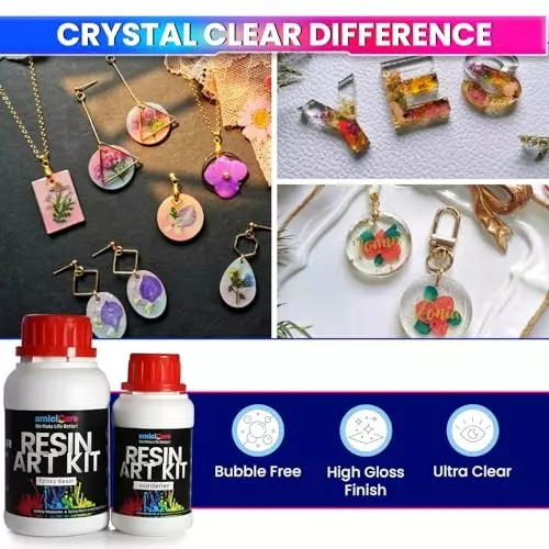amicicare-premium-epoxy-resin-art-kit-350-ml-crystal-clear-high-gloss-resin-for-diy-crafts-uv-resistant-non-toxic