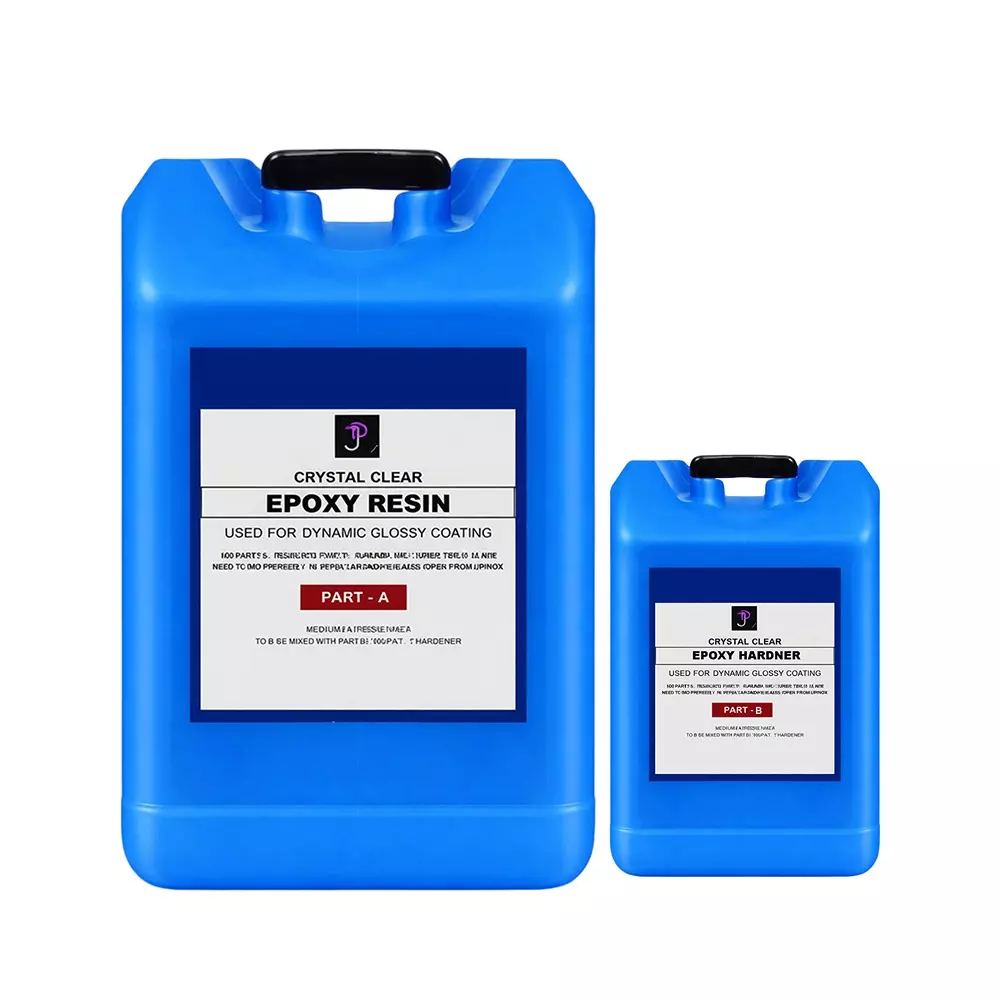 EPOMAX Epoxy Floor Coating 20 Kg Packaging Size Black High Gloss Liquid Form 160 Sq. ft. for Floor, EFC118-AB20K