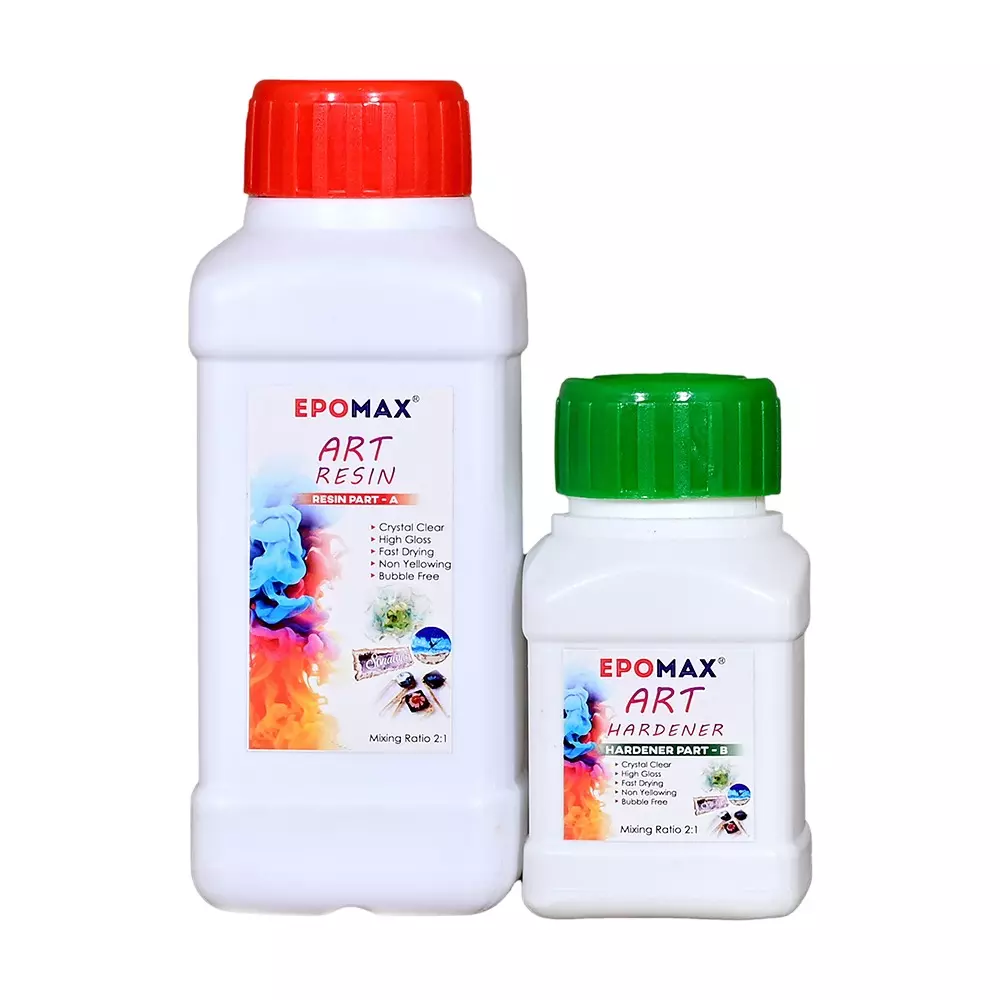 EPOMAX 300 g Art Resin Bubble Free High Gloss Surface Crystal Clear, ART101AB300GM