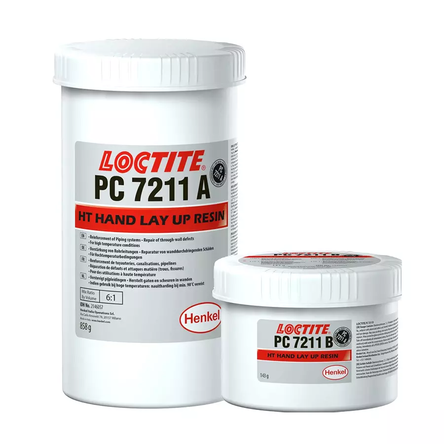 Loctite PC 7211 A and B Epoxy Resin Adhesives (858 + 142 g)