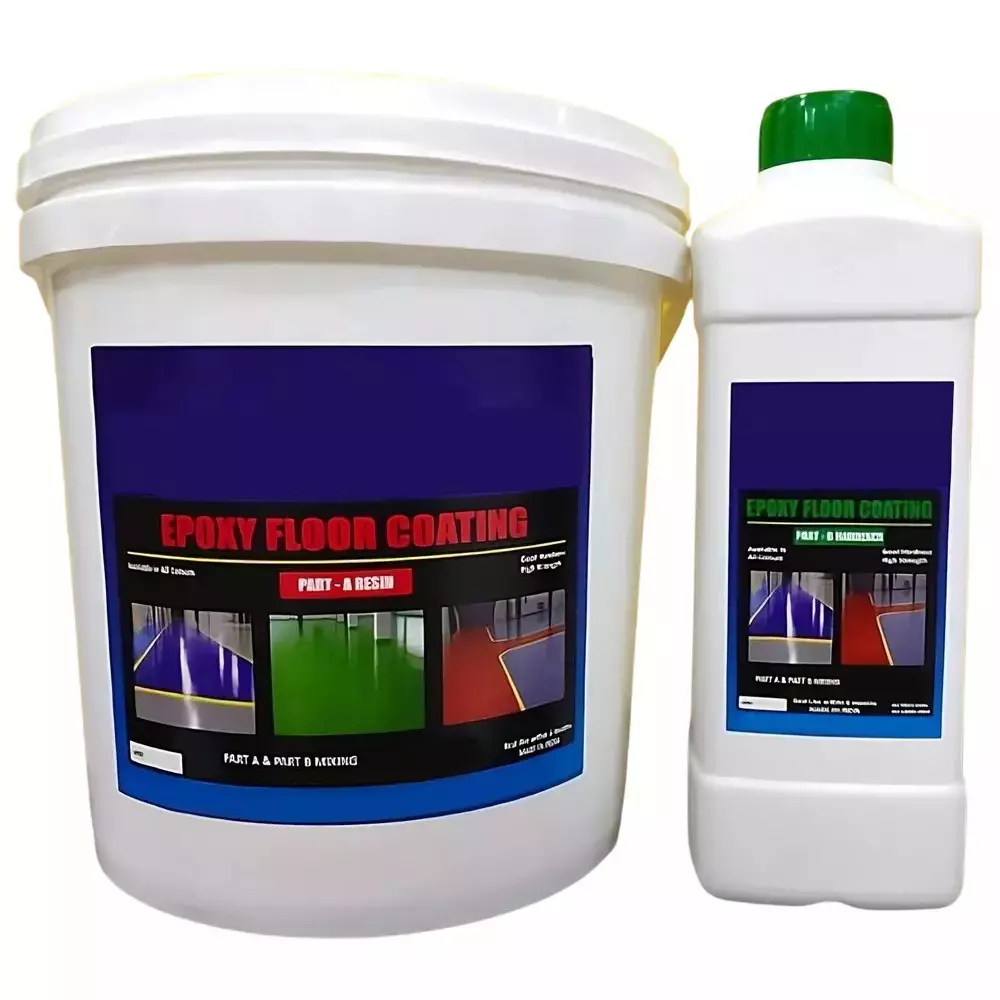 EPOMAX Epoxy Floor Coating 5 Kg Packaging Size Yellow Liquid Form for Floor, EFC118-AB5K