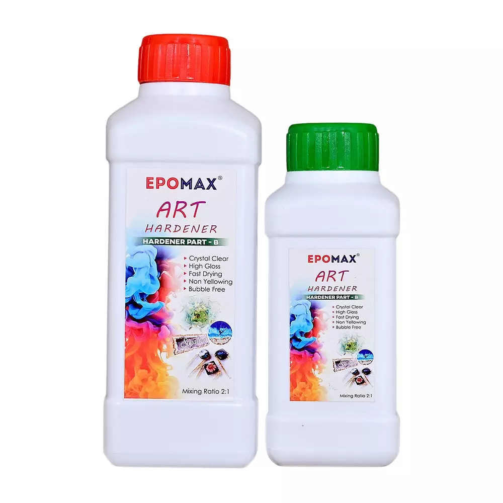 EPOMAX 750 g Art Resin Bubble Free High Gloss Surface Crystal Clear, ART101AB750GM