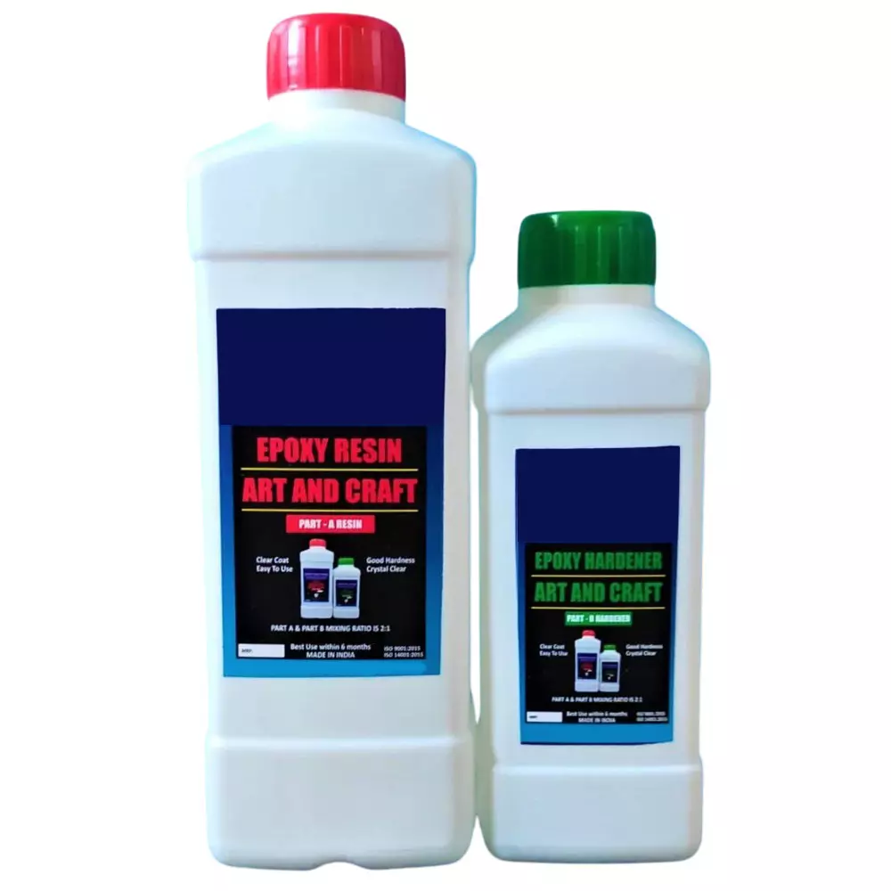 EPOMAX 15 Kg Art Resin Bubble Free High Gloss Surface Crystal Clear, ART101AB15K