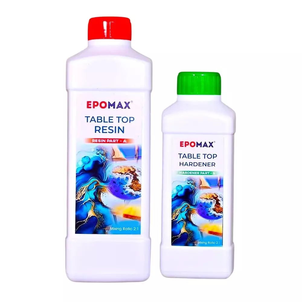EPOMAX Tabletop Casting Resin Bubble Free High Gloss Surface Crystal Clear