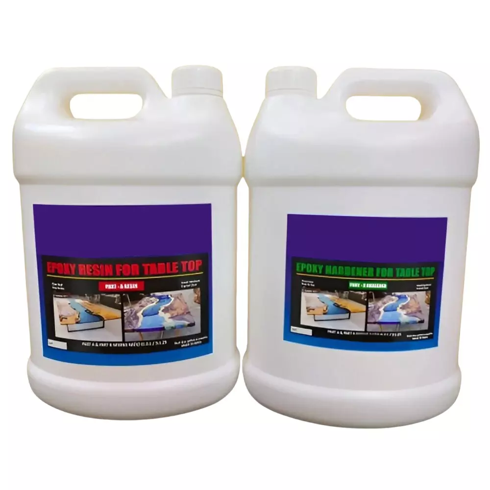 EPOMAX 7.50 Kg Tabletop Casting Resin Bubble Free High Gloss Surface Crystal Clear, TTR104AB7.5K