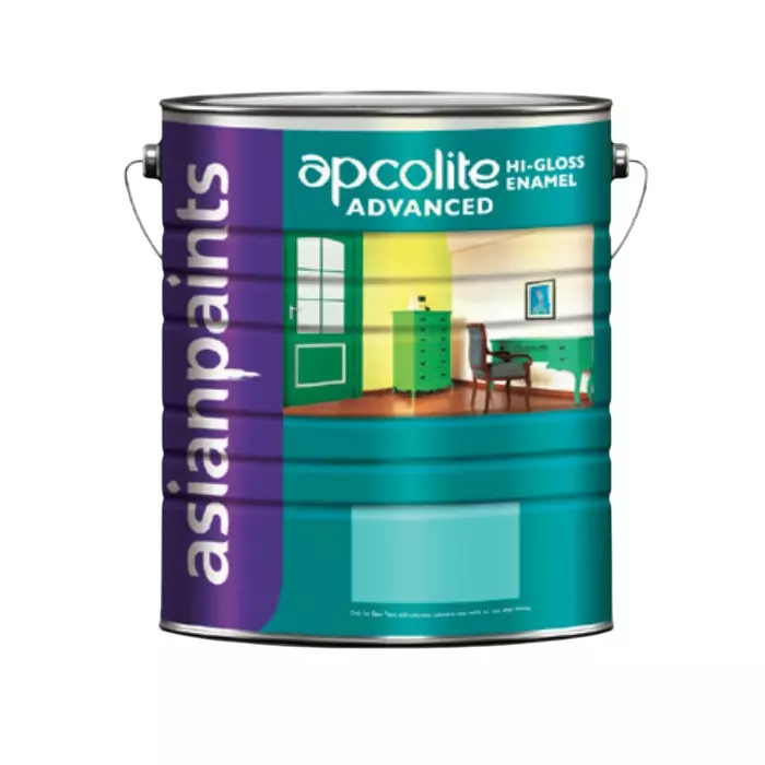 Asian Paints Apcolite Advanced Enamel Golden Yellow 4 L High Gloss Finish, 0050