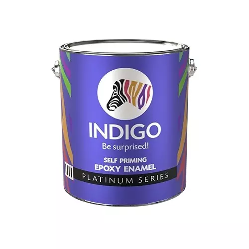 Indigo Platinum Series 500 ml Self Priming Epoxy Enamel Paint Grey, INDIGO00913