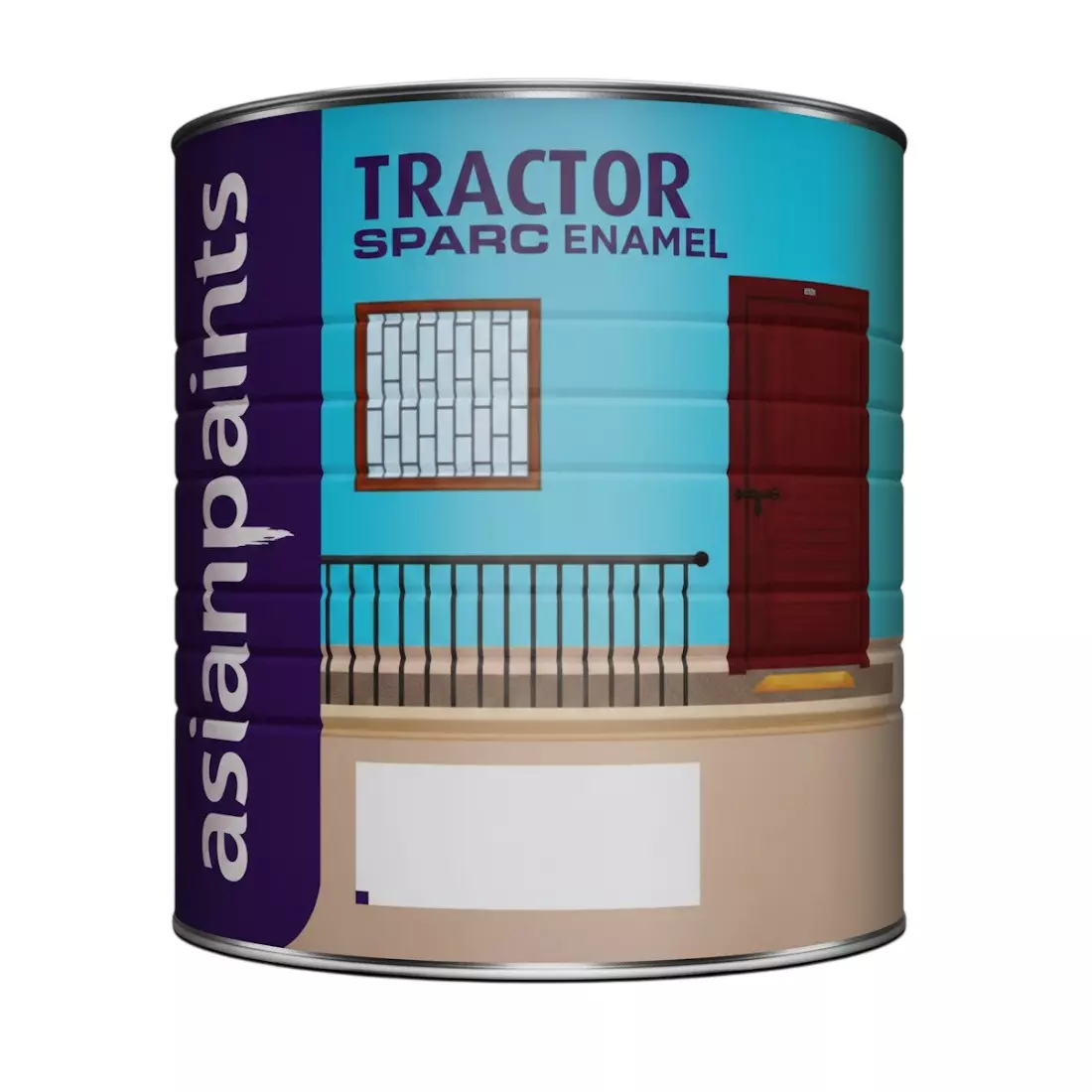 Asian Paints Sparc Enamel Black Liquid Form 20 L Capacity Smooth Finish for Interior Walls