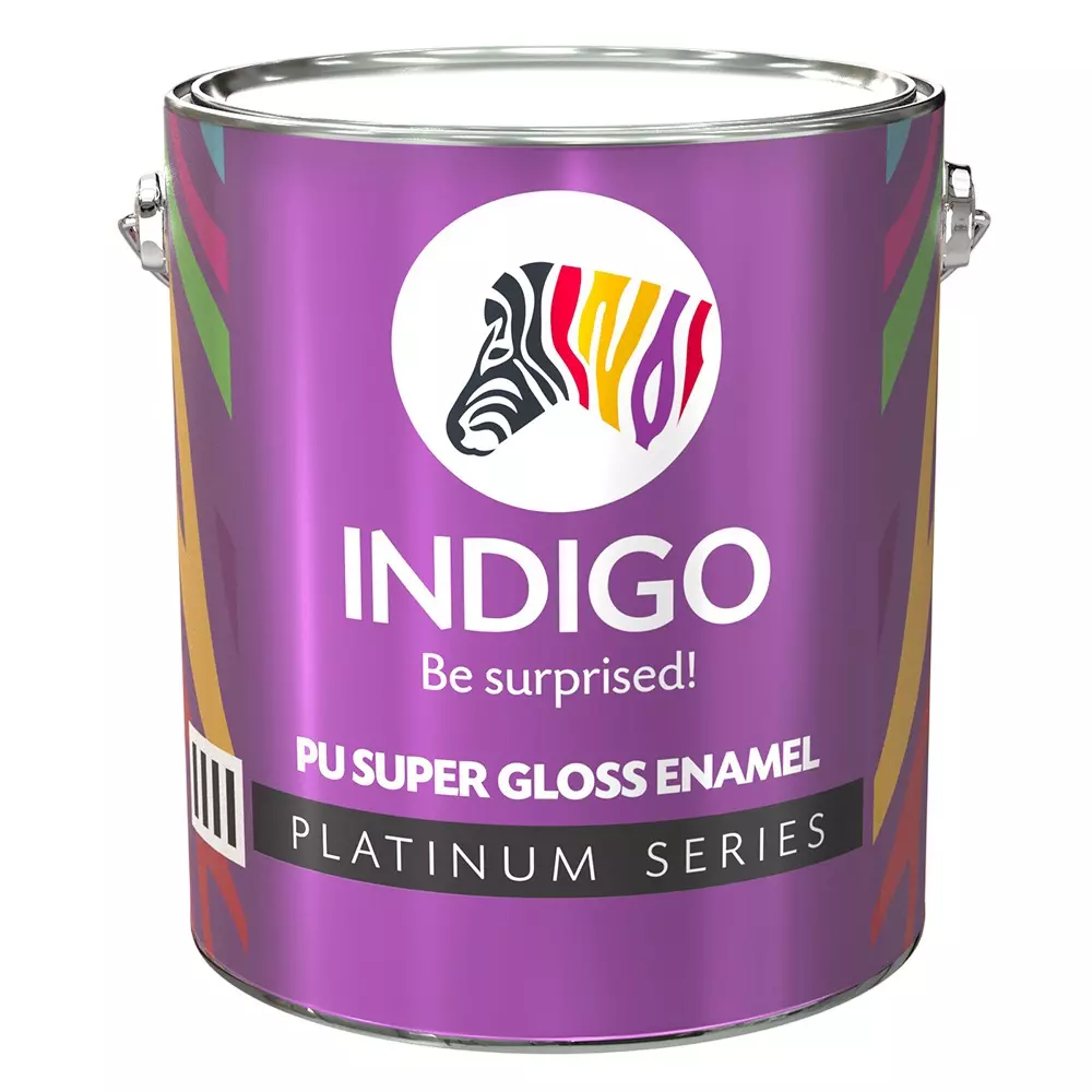 Indigo Platinum Series 1 L PU Super Gloss Enamel Paint Aquamarine, INDIGO00841