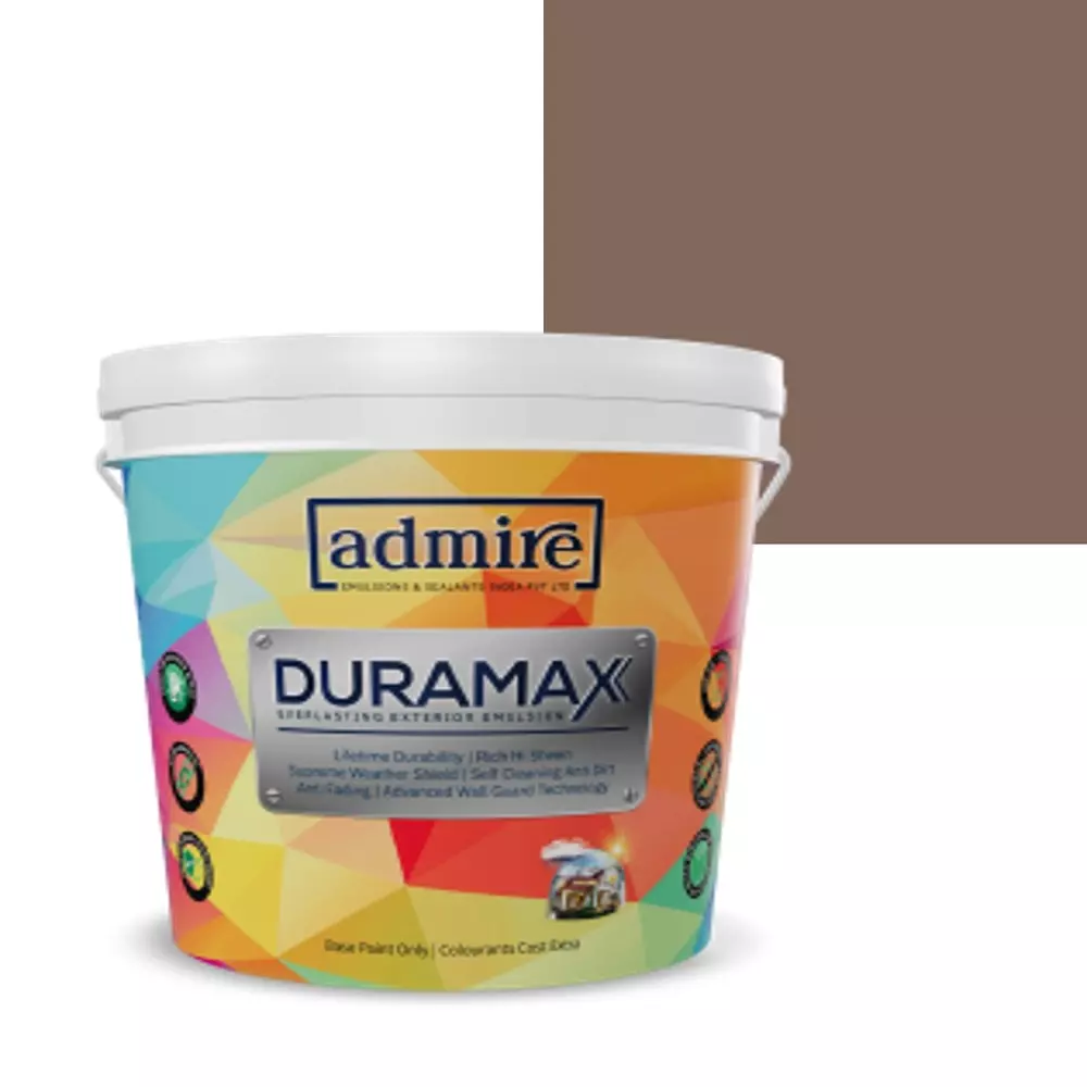 ADMIRE PAINTS DURAMAX Exterior Emulsion Paint 10 L Capacity Java Beans